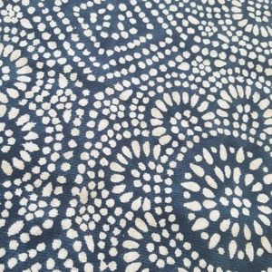 Pottery Barn Navy and White Decorative Pillow Cover